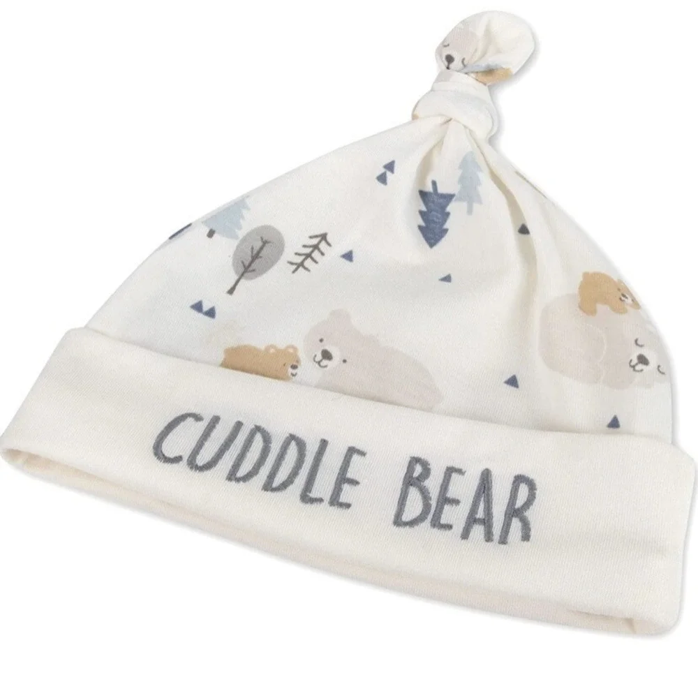 Wendy Bellissimo Photo Op Hat & Swaddle Gray New with Tags Cuddle Bear Soft Cute
